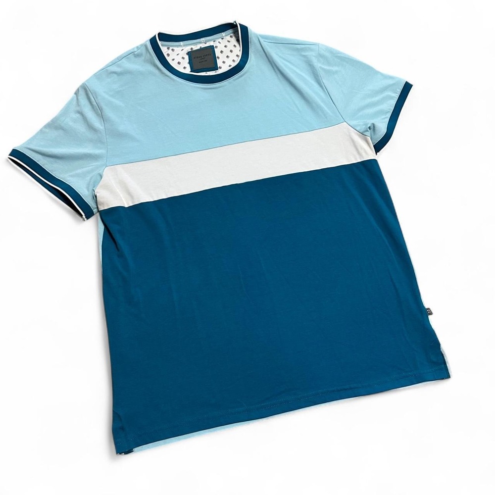Asher Jones London Men's Medium Color-Block T-Shirt